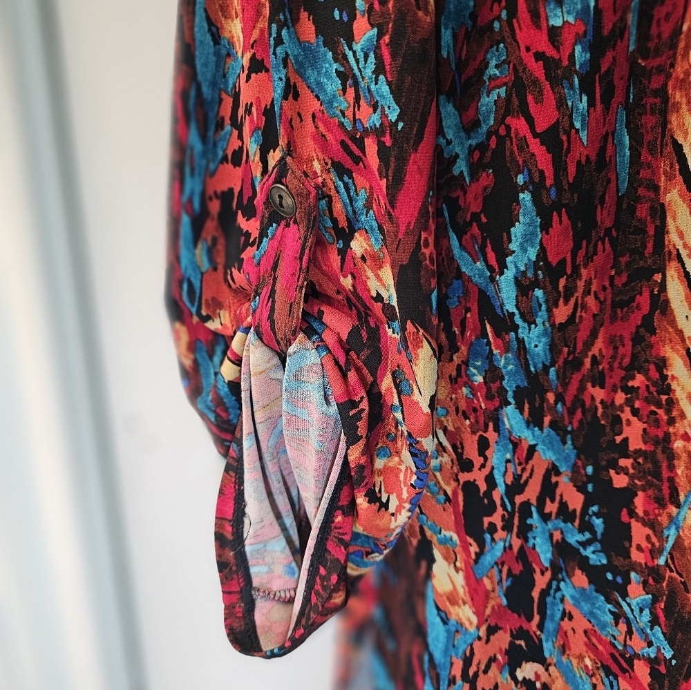 Valerie Stevens Colorful Women's Top Size Small - Picture 3 of 8